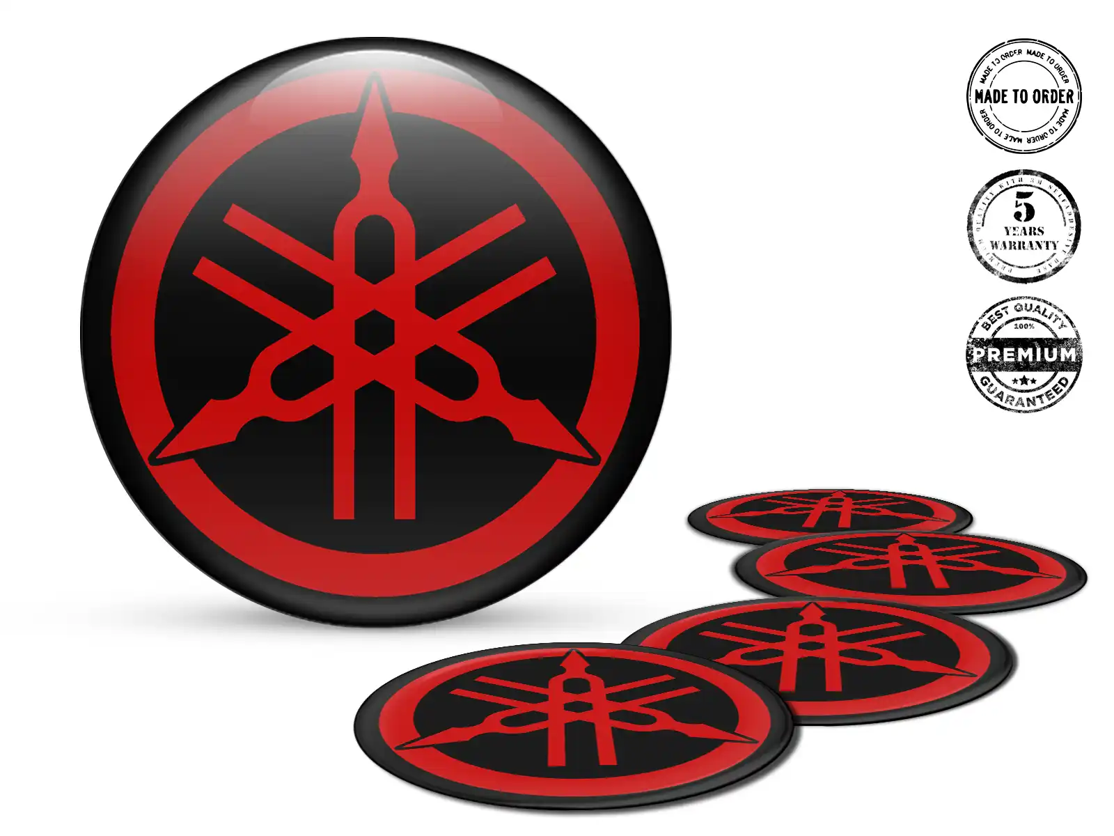 Yamaha Felgenaufkleber Edition Epoxy-Dome-Upgrade